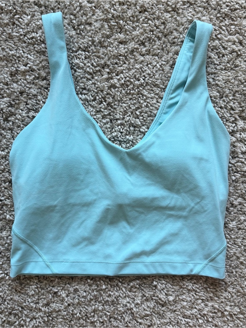 Lululemon Align tanktop in a bright sky baby blue
